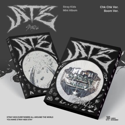 Εξώφυλλα εκδόσεων Chk Chk και Boom για το Stray Kids ATE Chk Chk Boom Ver Official Merchandise