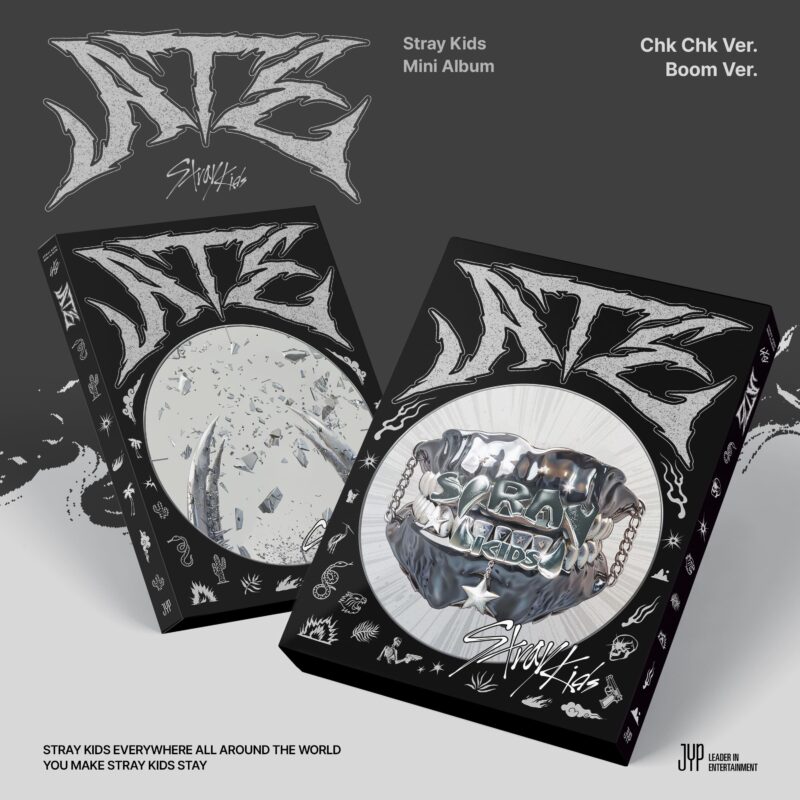 Εξώφυλλα εκδόσεων Chk Chk και Boom για το Stray Kids ATE Chk Chk Boom Ver Official Merchandise