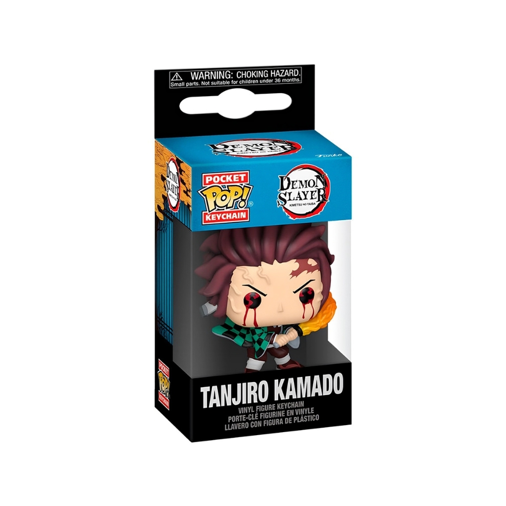 ACC-FNK-DS-002-tan Pocket POP Keychain Demon Slayer Kimetsu no Yaiba Tanjiro Kamado - Image 1