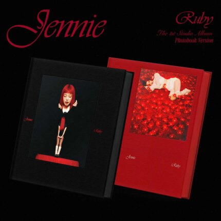 Εξώφυλλα εκδόσεων Zen και Jane για το JENNIE Ruby 1st Studio Album Official Merchandise