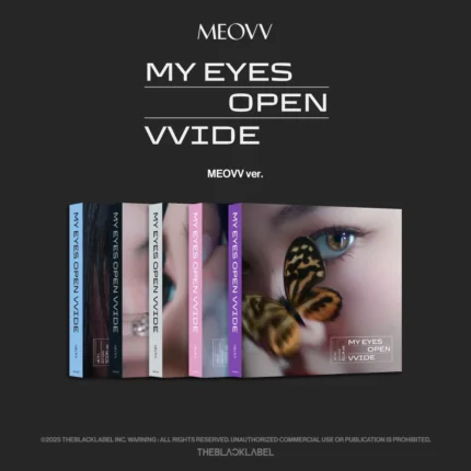 MEOVV MY EYES OPEN VVIDE MEOVV Ver Official 1st EP Album Cover