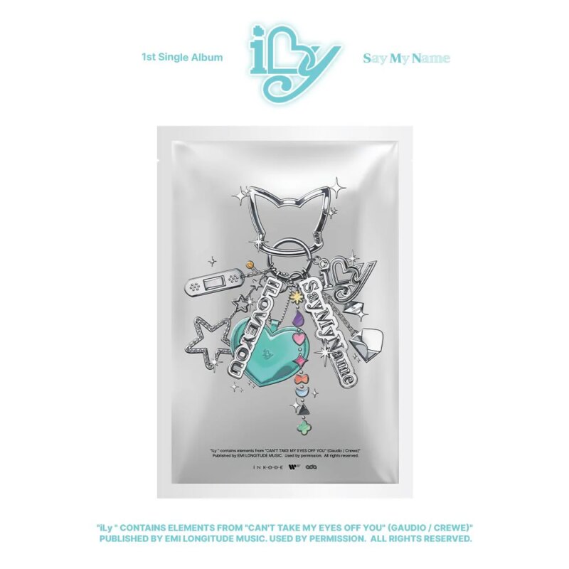 SAY MY NAME iLy KEY RING Ver Official NFC Album Keyring