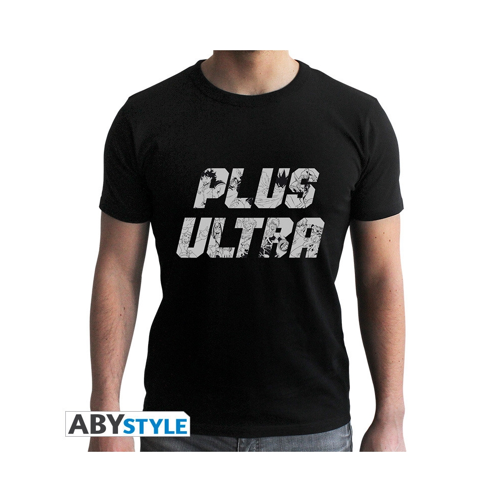 APP-ABY-MHA-001 My Hero Academia - T-shirt "Plus Ultra" (Ανδρικό/Μαύρο) - Image 1