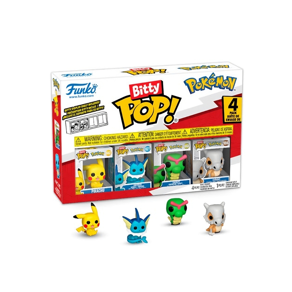 FIG-FNK-PKM-001 Blister 4 figures Bitty POP Pokemon Pikachu - Image 1