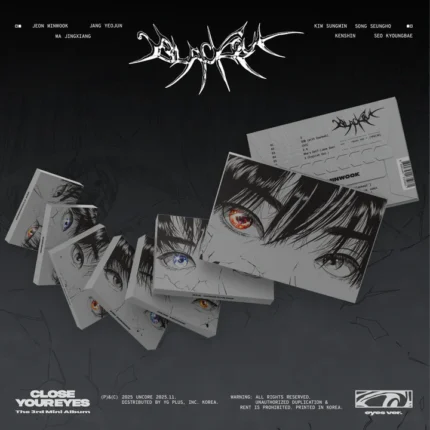 CLOSE YOUR EYES blackout eyes Ver Official 3rd Mini Album Cover