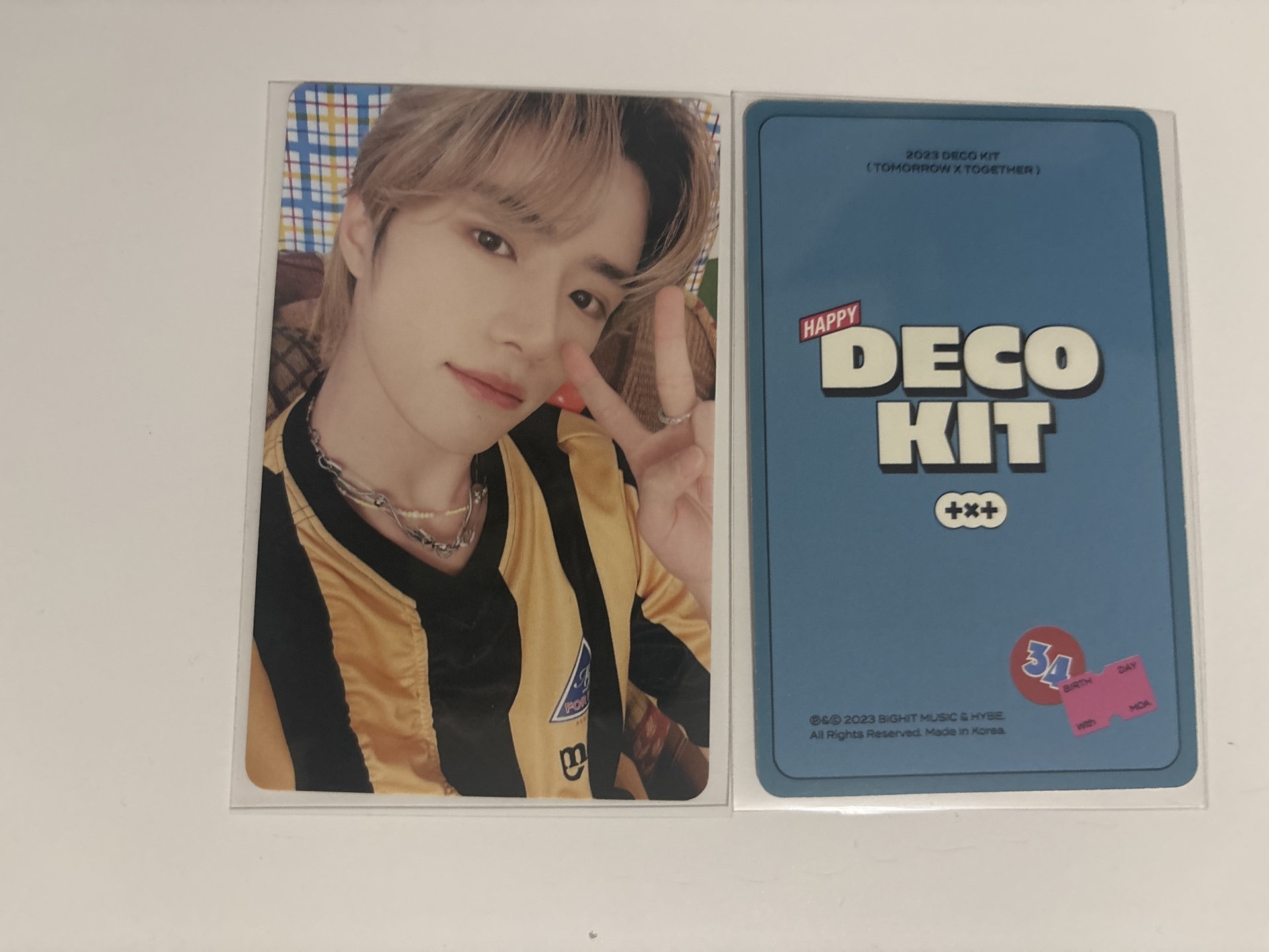 TXT Deco Kit 2023 BEOMGYU 6,00e TXT Beomgyu Official Photocard - Deco Kit 2023 - Image 1