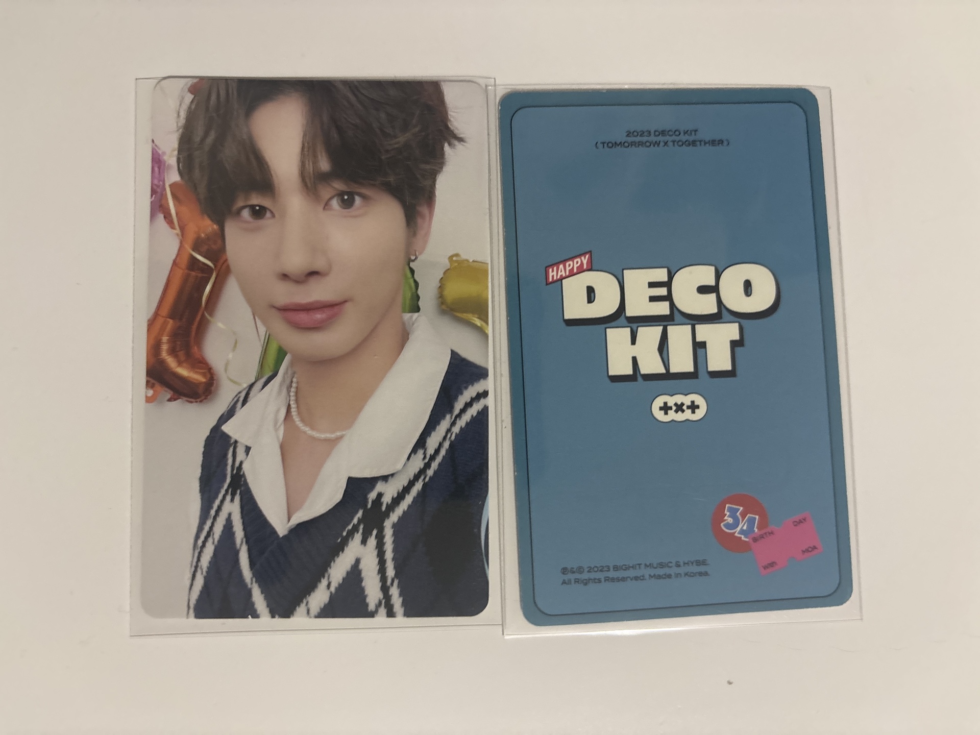TXT Deco Kit 2023 TAEHYUN 6,00e TXT Taehyun Official Photocard - Deco Kit 2023 - Image 1
