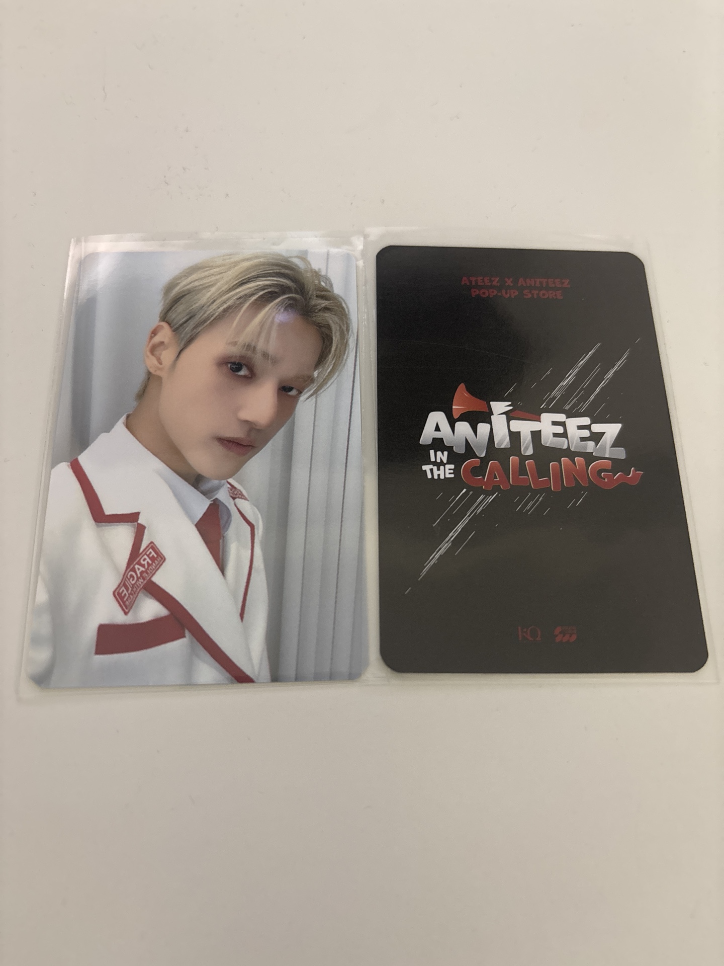 ATEEZ x aniteez in the calling pop up POB WOOYOUNG 8,50e Ateez Wooyoung Official Photocard - ATEEZ x Aniteez In The Calling Pop Up POB - Image 1