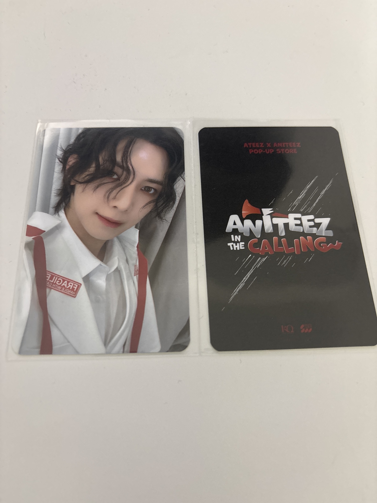 ATEEZ x aniteez in the calling pop up POB Yeosang 8,50e Ateez Yeosang Official Photocard - ATEEZ x Aniteez In The Calling Pop Up POB - Image 1