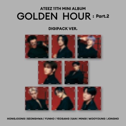 Εξώφυλλα μελών για το ATEEZ GOLDEN HOUR Part 2 Digipack Ver