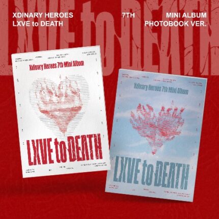 Εξώφυλλα εκδόσεων Love Sick και The End για το Xdinary Heroes LIVE to DEATH Mini Album