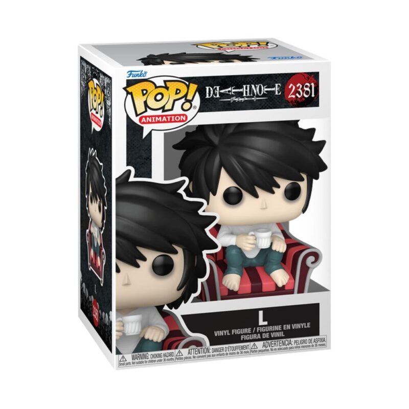 Funko POP figure Death Note L Pre-order Box Release July 31 2026