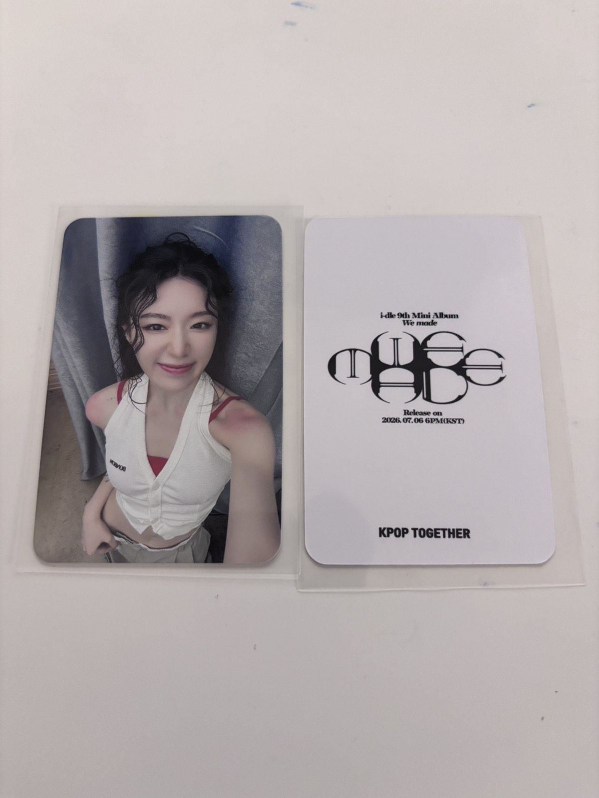 viber_image_2026-07-16_10-37-22-696 I-DLE Official Photocard (We made) POB K-pop Together Shuhua - Image 1