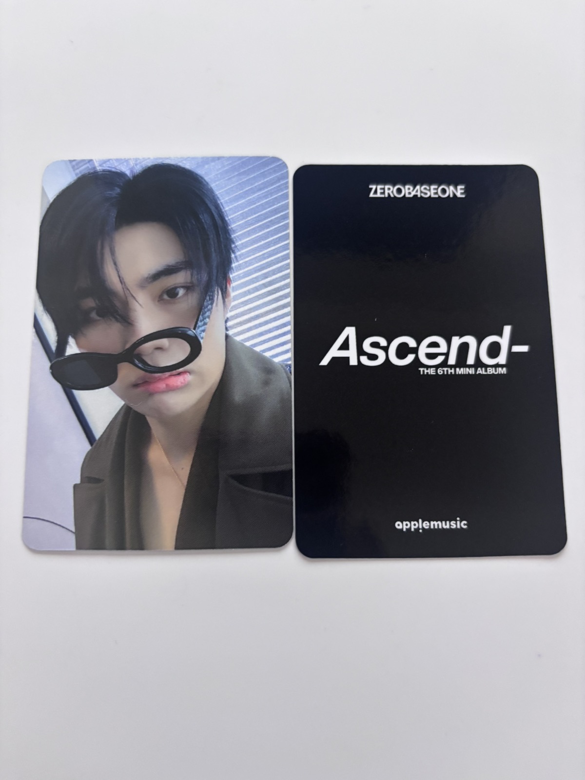 viber_image_2026-09-09_10-44-02-124 Zerobaseone Official Photocard Ascend Applemusic POB Park Gun wook - Image 1