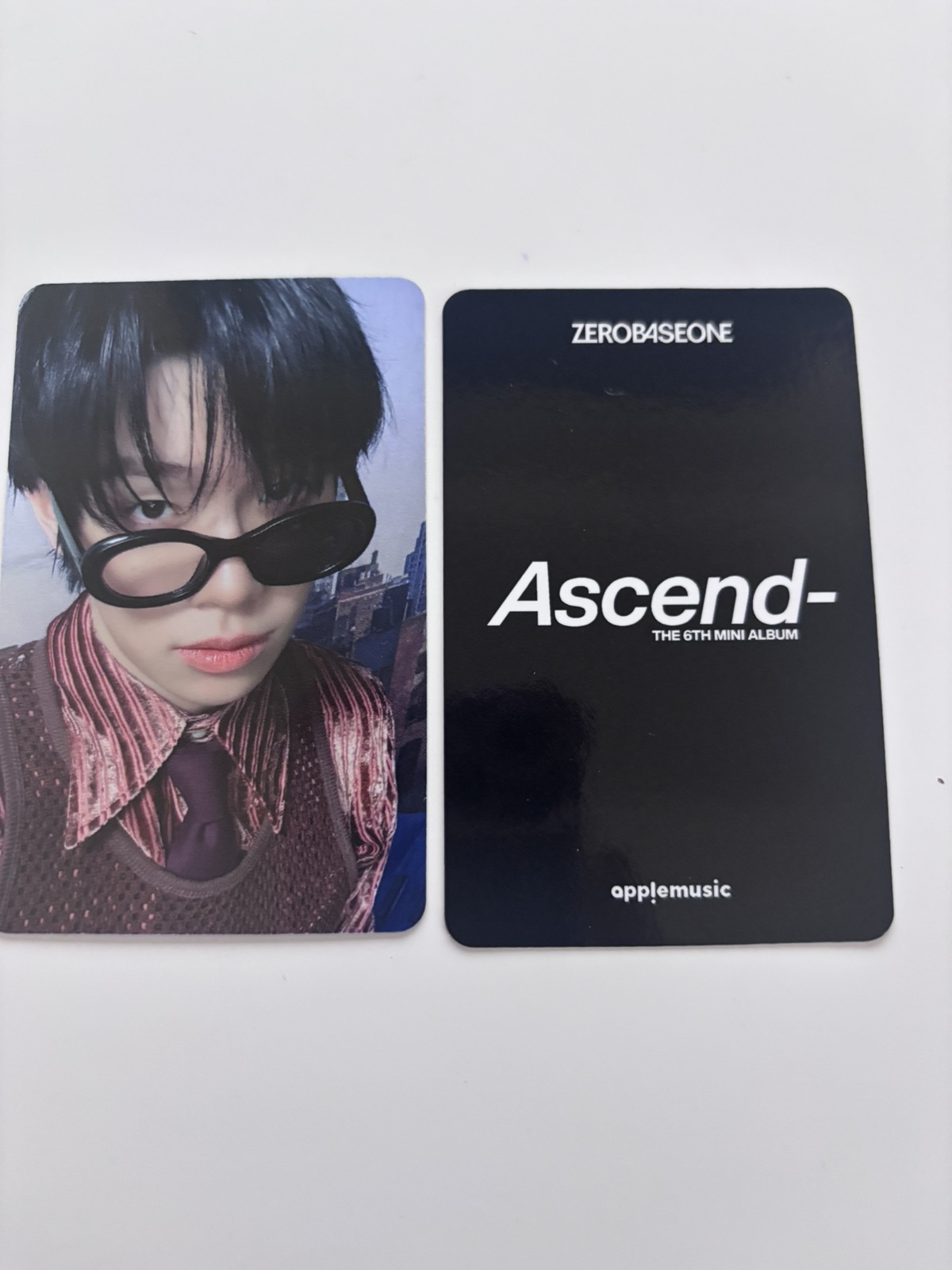 viber_image_2026-09-09_10-44-02-251 Zerobaseone Official Photocard Ascend Applemusic POB Kim tae rae - Image 1